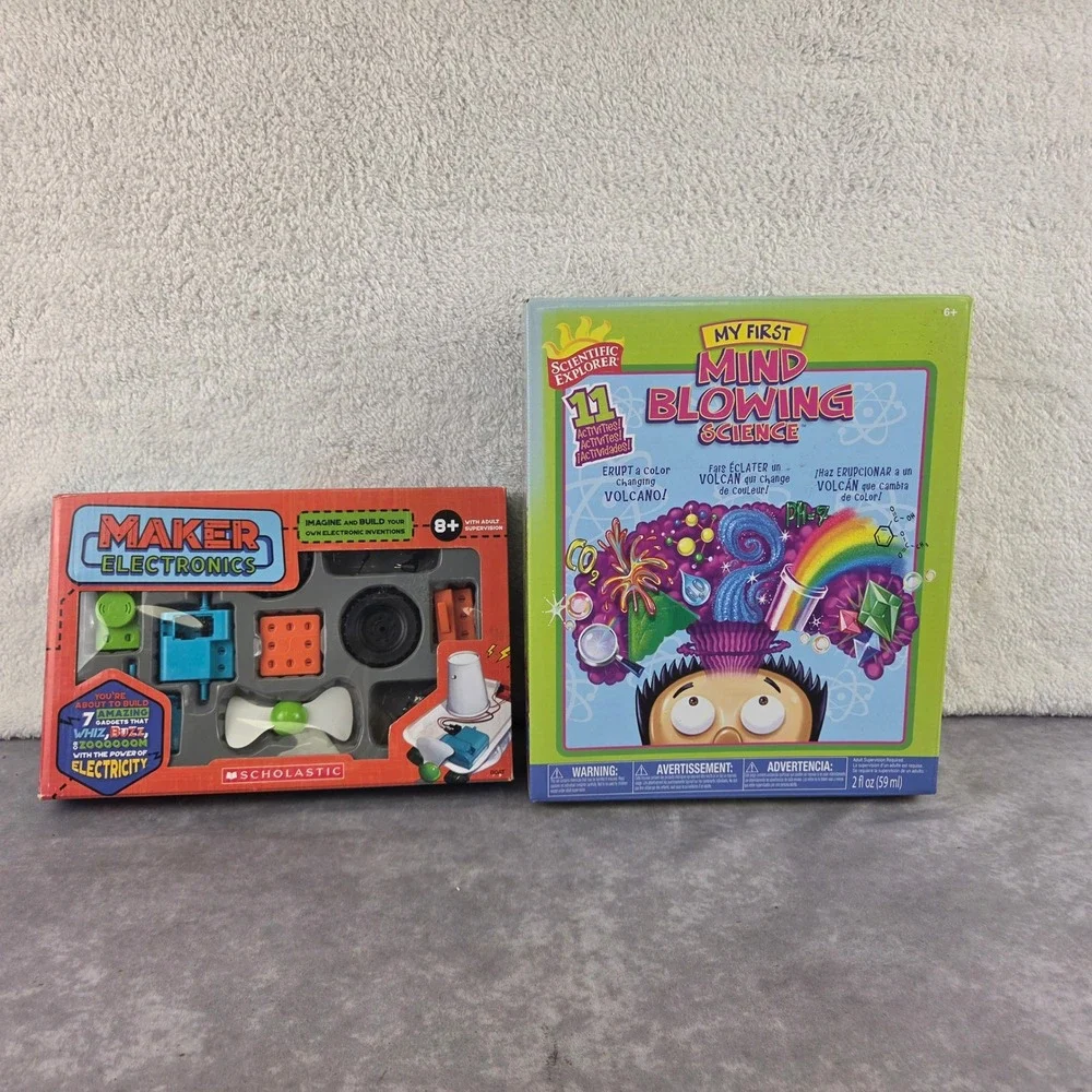 Scientific Explorer Mind Blowing Science & Scholastic Maker Electronics Set